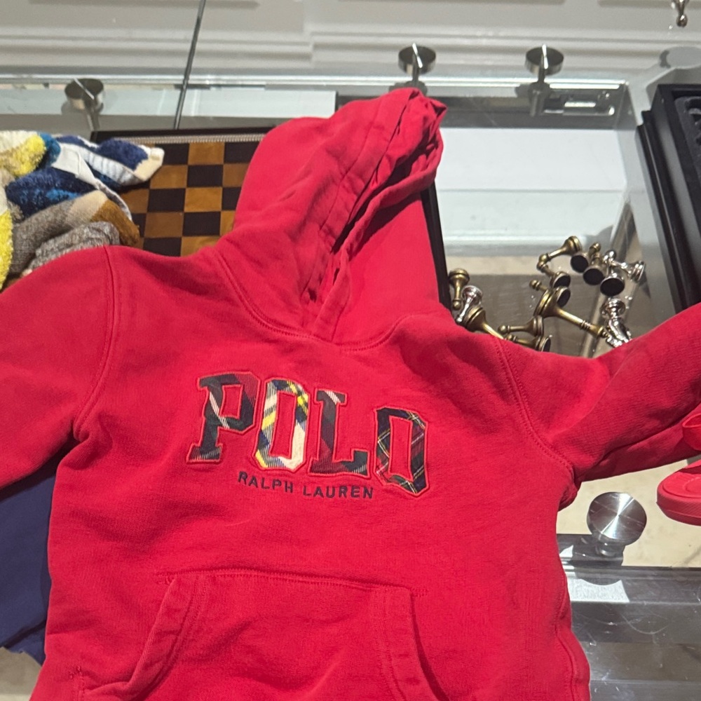 Polo by Ralph Lauren Kids Bold Red Hoodie